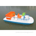 Pedal boat with water gun